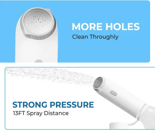 Vista 3 de GenieBidet Bidé portátil recargable – Pulverizador de bidé de inodoro de mano para hombres, limpieza sobre la marcha, rociador eléctrico