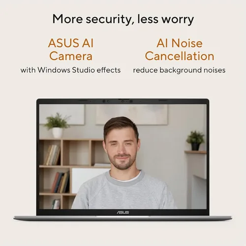 Vista 9 de Laptop ASUS Vivobook S16 2026, AMD Ryzen AI 9 465, gráficos AMD Radeon 880M
