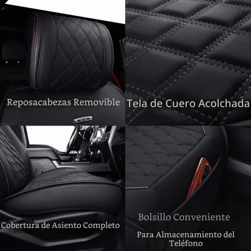 Vista 5 de Aierxuan - fundas de asiento de automóvil Negro