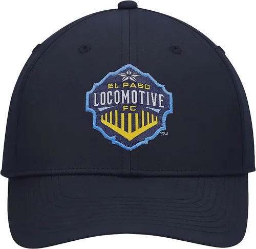 Vista 5 de Icon Sports Official USL Soccer Club Adjustable Cap - Unisex Adult negro (93CP-Black)