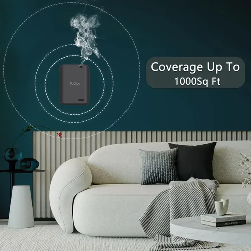 Vista 3 de Difusor de hotel con tecnología de aire frío sin agua, 1000 pies cuadrados, control por aplicación, difusor inteligente de aroma para máquina