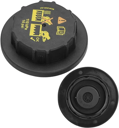 Vista 3 de 9C34-8101-Aa,Cubierta del tanque de agua del radiador del coche, Radiador 9C34-8101-Aa,Radiador de refrigerante, Cubierta del tanque del depósito