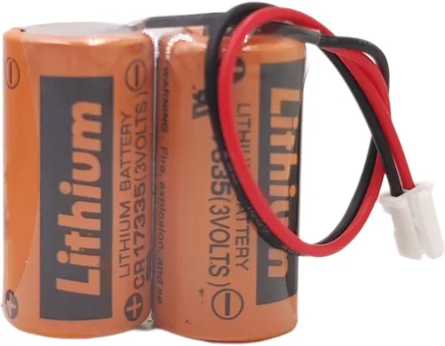 Vista 2 de SHENYANG MR-BAT6V1 2CR17335A WK17 6V 1800mAh Batería con enchufe para Mitsubishi CNC