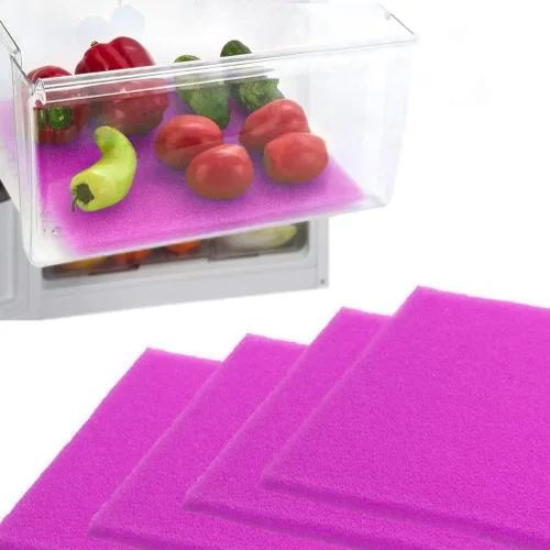Vista 13 de Dualplex® Revestimiento extensor de vida de frutas y verduras para cajones de refrigerador, 12 x 15 pulgadas (paquete de 4) – Extiende la vida útil