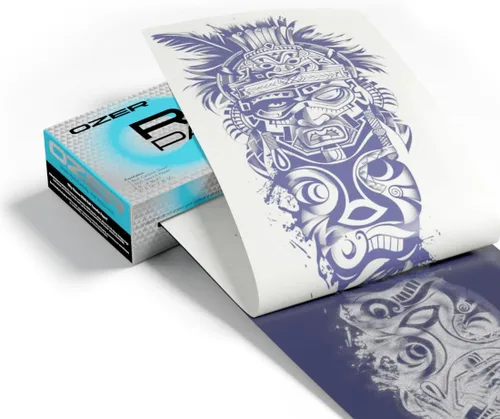 Vista 8 de OZER - Papel de transferencia para tatuajes tamaño A4 x 100 hojas OZER M Papel de Transferencia
