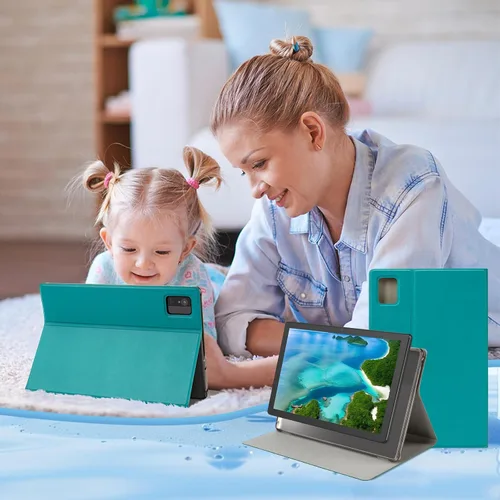 Vista 9 de Tablet Android de 10 pulgadas, 8 GB de RAM, 64 GB ROM 1 TB expandible Android 15, Octa-Core, WiFi 6 (2.4G/5G), pantalla de 1280 x 800, tabletas