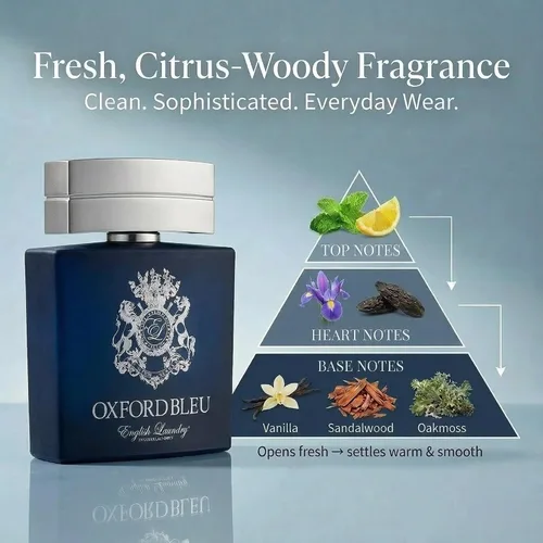 Vista 2 de English Laundry Oxford Bleu Eau de Parfum, 3.4 Fl Oz