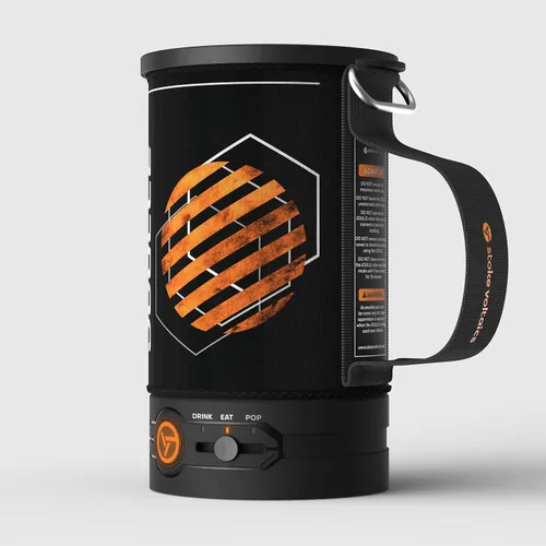 Vista 9 de STOKE VOLTAICS Cafetera Percoladora Eléctrica, Hervir Agua y Preparar Té 2-en-1, Cafetera de 3 Tazas, Kit de Té Portátil para Acampar, Viaje