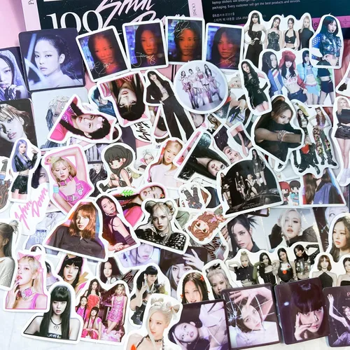 Vista 5 de KPOPBP 159 piezas Born Pink Album Caja de regalo Set para fans Blink, mercancía, tarjetas de fotos, decoraciones para cumpleaños y fiestas, cuerdas