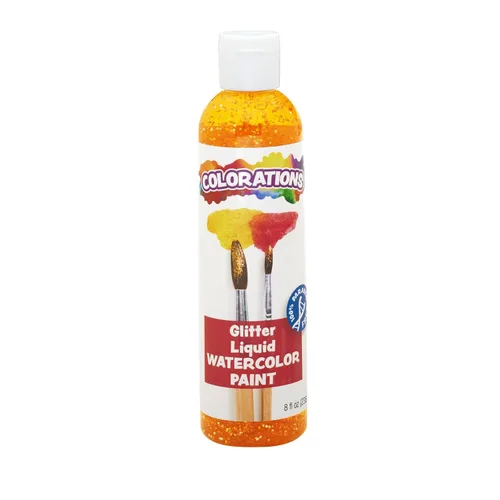 Vista 23 de Colorations Pintura líquida para acuarela sin parabenos, juego de 8 colores vibrantes, 8 onzas líquidas, no tóxica y fabricada en los Estados Unidos