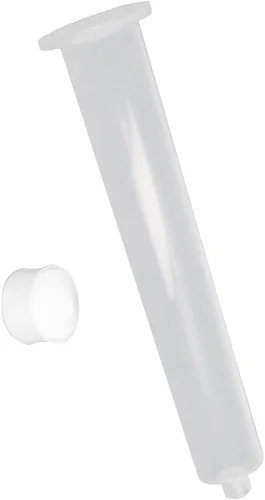 Vista 5 de Auniwaig 4 unids 3cc dispensador de soldadura pegamento conos accesorios 0.1 fl oz máquina dispensadora transparente tubo adhesivo líquido