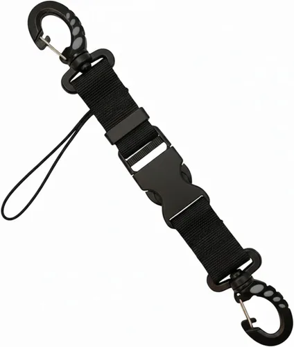 Vista 10 de Scuba Clips Lanyard with Dual Clips and Quick Release Buckle, Scuba Accessory for Diving, Dive Clip for Equipment Essentials Amarillo