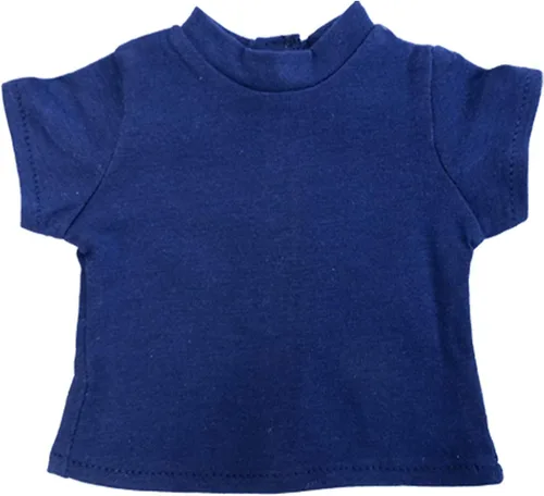 Vista 3 de American Fashion World Camiseta negra de manga corta para muñecas de 18 pulgadas Calidad premium y diseño moderno Ropa de muñecas Moda de ropa
