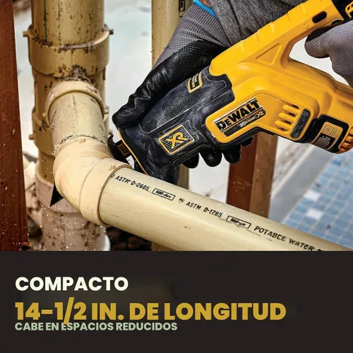 Vista 3 de DEWALT DCS367B 20V Max XR Sierra de sable compacta sin escobillas, (sólo herramienta)