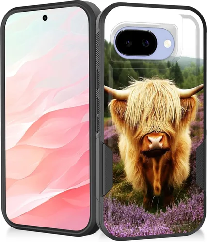 Vista 95 de Funda para Pixel 7a, resistente de doble capa híbrida de policarbonato duro de goma suave a prueba de golpes para Google Pixel 7A 6.1 pulgadas