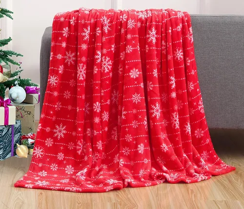 Vista 44 de Elegant Comfort - Manta de vellón muy suave y aterciopelada, con estampado navideño, a cuadros escoceses, de 50 x 60 pulgadas (búfalo negro)