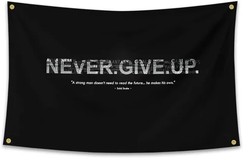 Vista 9 de Bandera inspiradora con citas motivacionales, tapiz decorativo de pared de 3 x 5 pies, dormitorio universitario, gimnasio, oficina, decoración