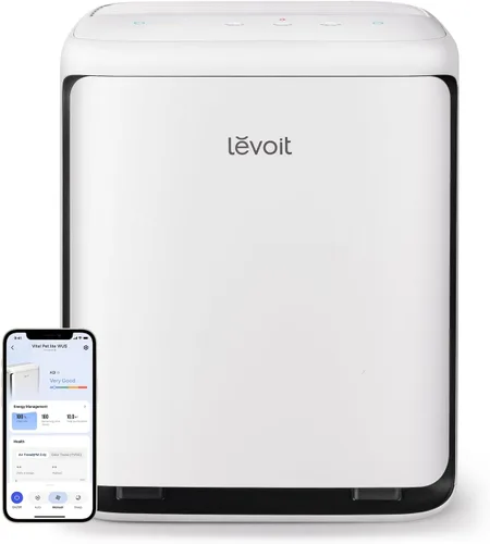 Vista 14 de LEVOIT Core300-P - Purificador de aire para alergias en el hogar, pelo de mascotas en dormitorio, cubre hasta 1073 pies cuadrados por 56 W, motor