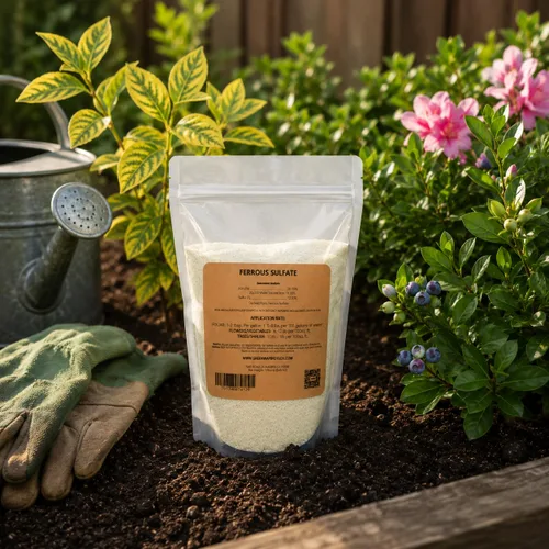 Vista 9 de Greenway Biotech Ferroso Sulfato 20% Fertilizante Fe de Hierro, Soluble en Agua con Azufre para Céspedes, Árboles, Arbustos, Verduras y Plantas
