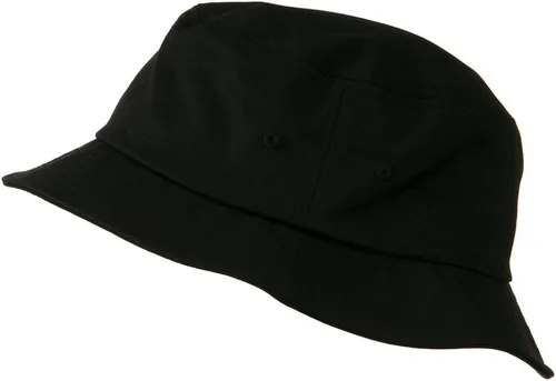 Vista 5 de e4Hats.com Sombrero de cubo de sarga de mezcla de algodón de gran