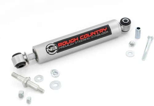 Vista 2 de Estabilizador de dirección N3 de Rough Country para Jeep TJ, YJ, XJ, ZJ y GM - 8731730