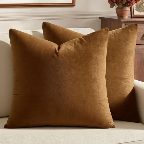 Vista 43 de MIULEE Paquete de 2 fundas de almohada de terciopelo decorativas rectangulares lumbares, fundas de cojín suaves sólidas para sofá, sofá, dormitorio