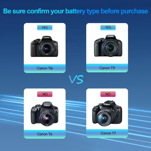Vista 8 de Artman LP-E17 - Paquete de 3 baterías de 1300 mAh y cargador LCD de 3 ranuras para Canon EOS R50 R8 R10 RP R100, Rebel T8i T7i T6i T6s SL2 SL3, EOS