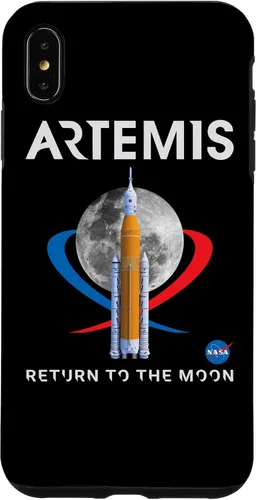 Vista 11 de Funda con logotipo para iPhone 15 Pro NASA Artemis Mission SLS Moon Insignia