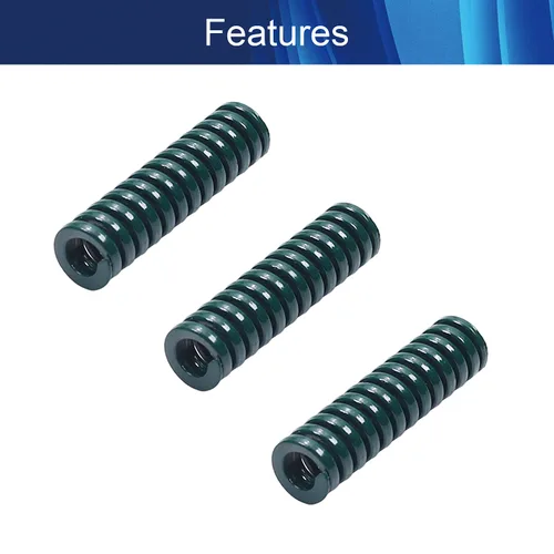 Vista 3 de 10 piezas de molde de carga de compresión muelle largo espiral estampado carga extra pesada para equipos mecánicos 3D impresora accesorios verde