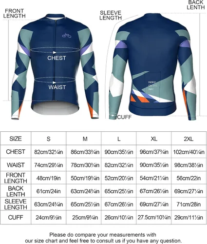Vista 5 de INBIKE Camiseta de ciclismo de manga larga transpirable y de secado rápido con 3 bolsillos traseros para hombres y mujeres
