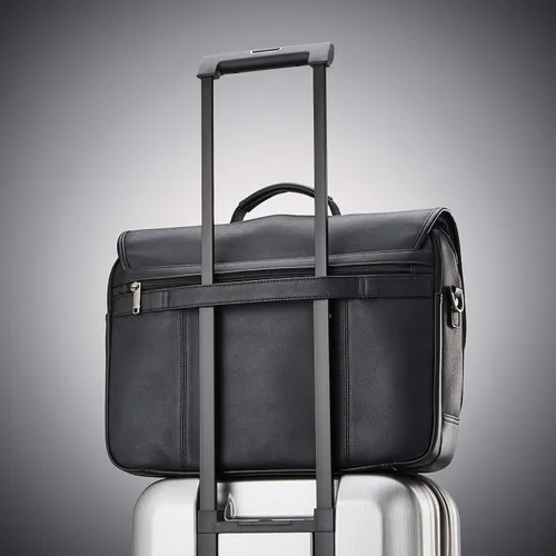 Vista 6 de Samsonite Flapover de cuero clásico Solapa clásica de cuero
