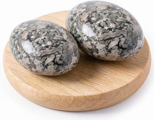 Vista 51 de Piedras de cristal de amatista pulidas - 1 pieza de 1.2" Piedra de preocupación para ansiedad, piedra de palma de bolsillo super grande, piedras