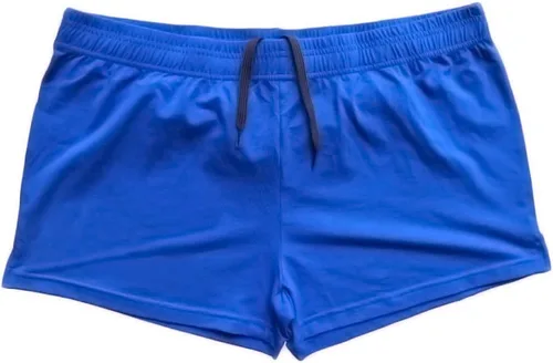 Vista 3 de palglg Pantalones cortos de culturismo para hombre de 3 pulgadas con cordón de entrepierna de algodón