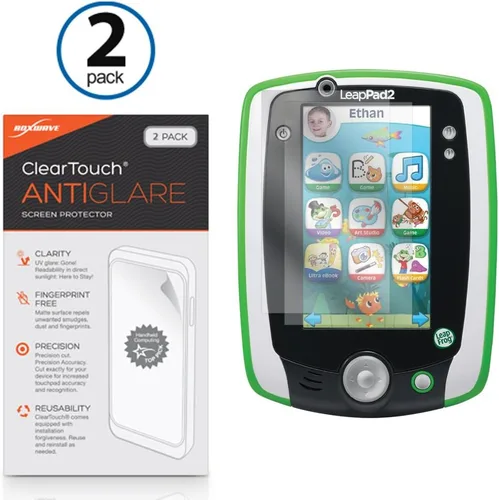 Vista 4 de BoxWave ClearTouch - Protector de pantalla antideslumbrante (2 unidades) – Película mate antihuellas compatible con LeapFrog Leappad2, Leappad1