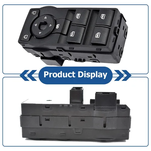 Vista 6 de Silscvtt Black Master - Interruptor de ventana eléctrica de repuesto para G8 GT GXP 4D Sedan 2008-2009 92247215 92225343