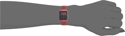 Vista 6 de Casio CA-53WF-4B Calculadora roja digital reloj para hombre original nuevo clásico CA-53 Blanco Digital