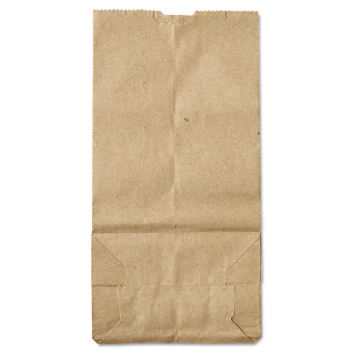 Vista 3 de General GK2500 #2 Bolsa de papel para comestibles, 30 libras Kraft, estándar 4 5/16 x 2 7/16 x 7 7/8, 500 bolsas