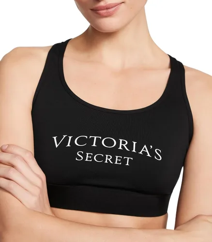 Vista 2 de Victoria's Secret Brasier deportivo de jugador, soporte mediano, sujetadores deportivos de espalda cruzada para mujer (XS-XXL)