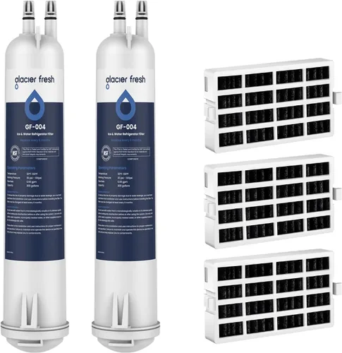 Vista 11 de GLACIER FRESH EDR3RXD1 Filtro de agua para refrigerador, compatible con 4396841, KAD3RXD1, WHR3RXD1, 4396841, 4396710, Filter 3, 46-9083,46-9030