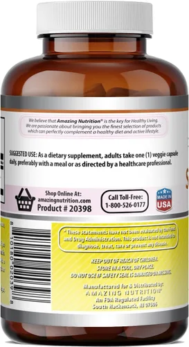 Vista 4 de Amazing Serrapeptase (40000 unidades). Promueve senos sanos, respalda al sistema cardiovascular y la salud del sistema inmune., 1