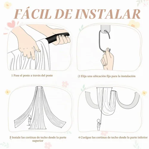 Vista 7 de Tela drapeada de arco de boda de 5 x 20 pies, 2 paneles de cortinas de techo, decoraciones de fiesta de champán, cortinas de gasa para telón