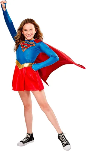 Vista 5 de Rubies Girl's Supergirl Tv Show Costume Como se muestra