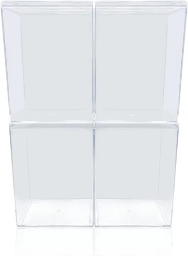 Vista 10 de EcoTEK Protectors Vitrina para figuras de 4" suave cristal transparente