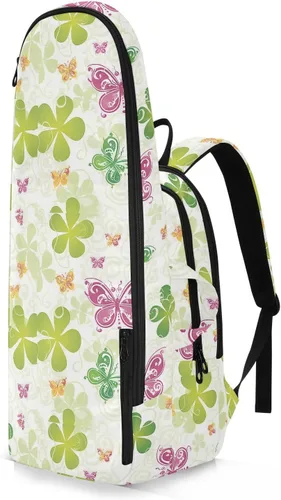 Vista 2 de Sporting Goods Tennis Bag Waterproof St Green Boho Butterfly Sport Pickleball Badminton Bag for Women, Men, Teenagers bolso para raqueta