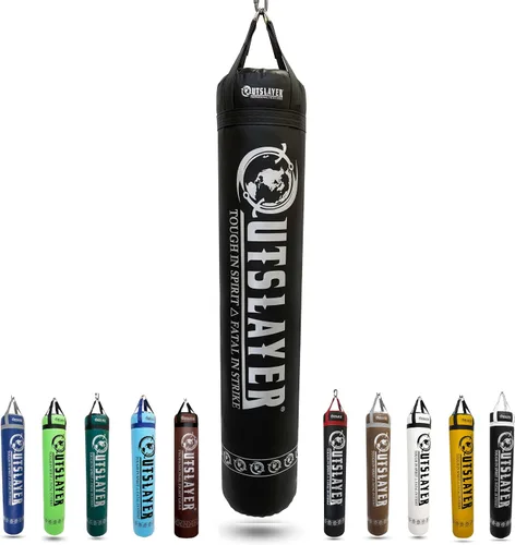 Vista 4 de Outslayer Muay Thai Kickboxing Bolsa pesada (130 libras)