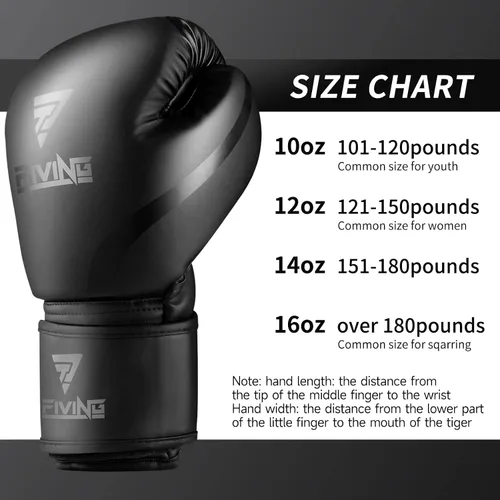 Vista 5 de Guantes de boxeo para hombres y mujeres, entrenamiento profesional, piel sintética, MMA Kickboxing, guantes de saco de boxeo pesado para adultos