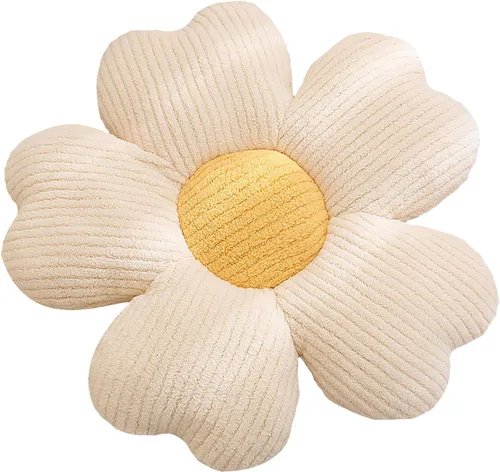 Vista 12 de Almohada en forma de flores Almohada con flores en La silla Cojines decorativos para el hogar cojines de flor de cerezo (45 * 45, rosa)