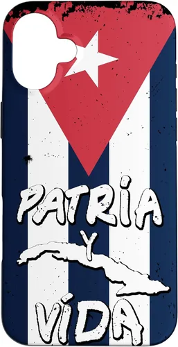 Vista 23 de Patria y Vida Cuban Flag Cuba Roots - Carcasa para iPhone 17, color negro