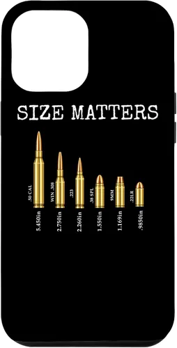 Vista 26 de Ammo & Gun Lover Shirt, Size Matters, Bullets & Caliber Case for iPhone 17