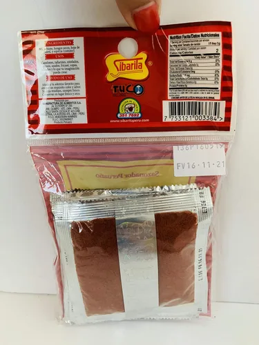 Vista 4 de Sibarita Tuco Tallarini - Condimento de espagueti Sazonador Peruano - 6 paquetes de 8.4g/0.3oz